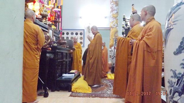 Tết Nguyên Tiêu và lễ cầu an đầu năm tại chùa Đức Hòa.