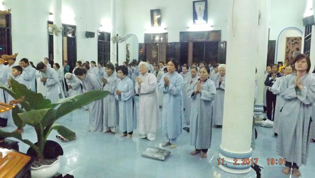 Tết Nguyên Tiêu và lễ cầu an đầu năm tại chùa Đức Hòa.