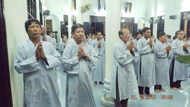 Tết Nguyên Tiêu và lễ cầu an đầu năm tại chùa Đức Hòa.