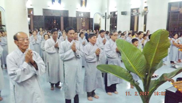 Tết Nguyên Tiêu và lễ cầu an đầu năm tại chùa Đức Hòa.