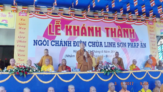 Khánh Hòa: Đại lễ khánh tạ lạc thành chùa Linh Sơn Pháp Ấn