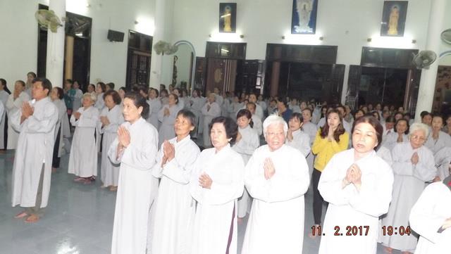 Tết Nguyên Tiêu và lễ cầu an đầu năm tại chùa Đức Hòa.