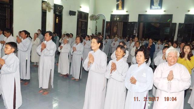 Tết Nguyên Tiêu và lễ cầu an đầu năm tại chùa Đức Hòa.