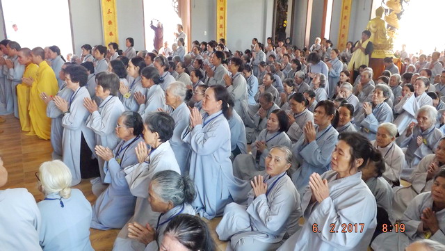 Lễ an vị tôn tượng Đức Bổn sư tại chùa Linh Sơn Pháp Ấn.