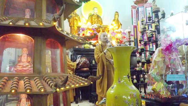 Tết Nguyên Tiêu và lễ cầu an đầu năm tại chùa Đức Hòa.