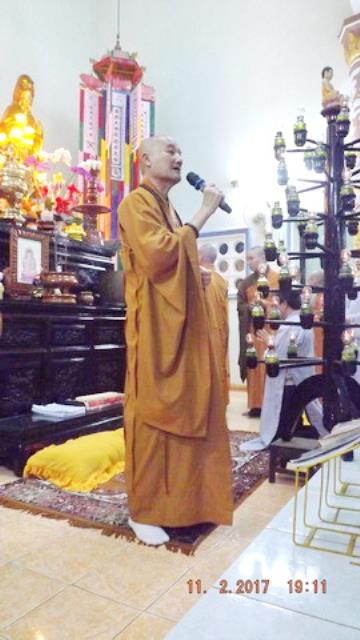 Tết Nguyên Tiêu và lễ cầu an đầu năm tại chùa Đức Hòa.