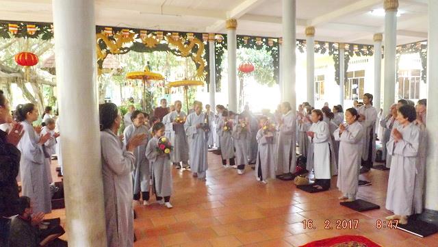 Chùa Lộc Thọ khai khóa tu Bát quan trai đầu năm