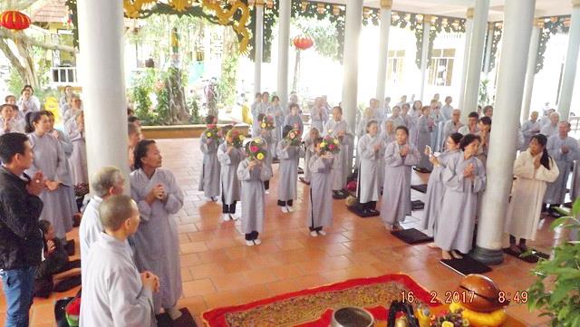 Chùa Lộc Thọ khai khóa tu Bát quan trai đầu năm