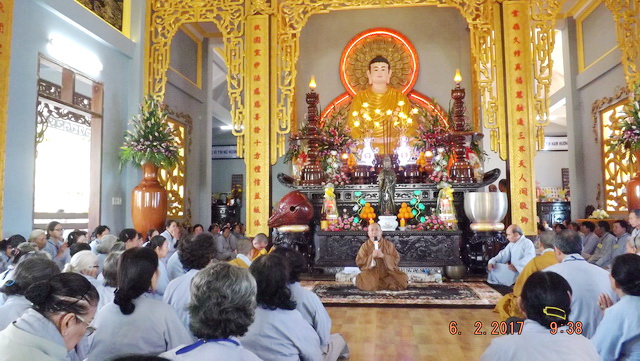 Lễ an vị tôn tượng Đức Bổn sư tại chùa Linh Sơn Pháp Ấn.