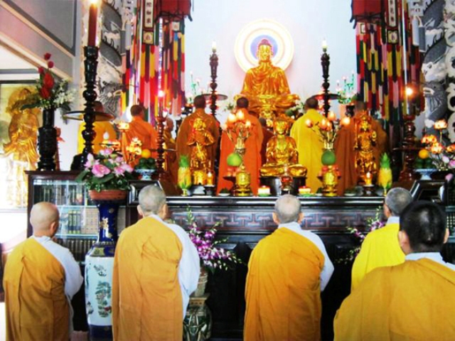 Đầu Xuân vản cảnh Tổ đình Sắc tứ Hội Phước – ngôi chùa cổ có cây  lão Mai cao 12m