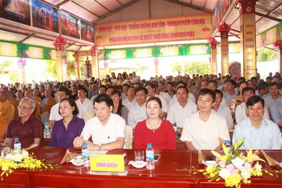 Lễ đặt đá - Phạt mộc xây dựng chùa Mèo - Lang Chánh