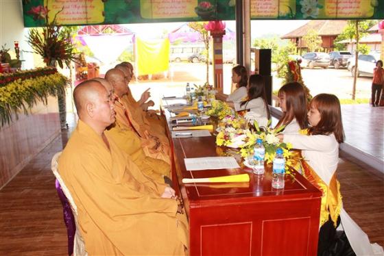 Lễ đặt đá - Phạt mộc xây dựng chùa Mèo - Lang Chánh