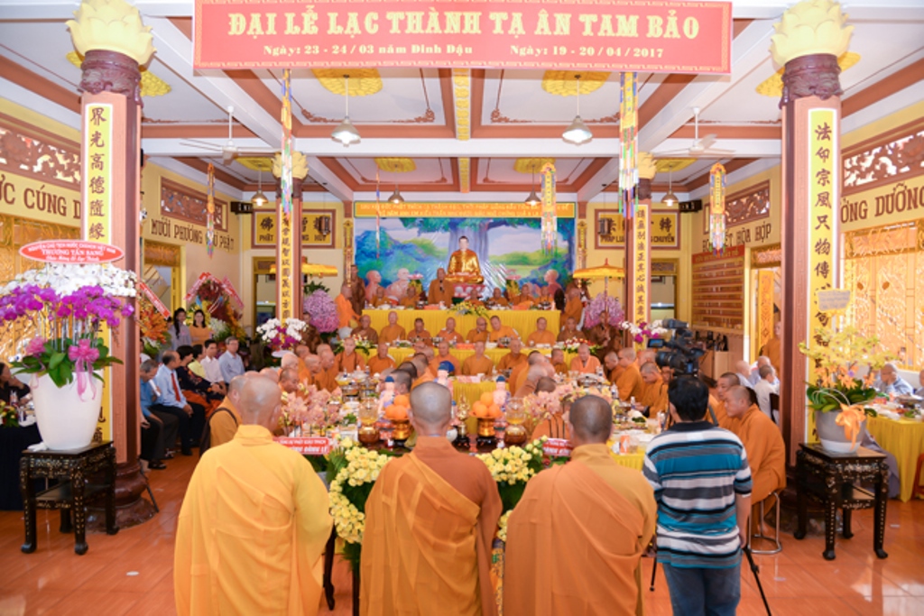 TP.HCM: Đại lễ lạc thành chùa Pháp giới, quận Tân phú