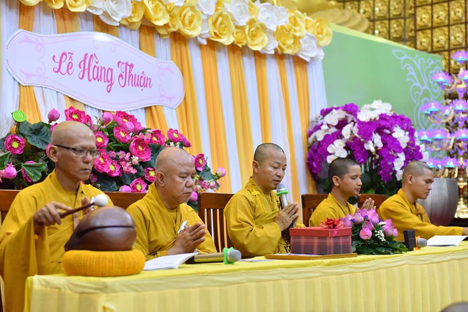 Lễ hằng thuận của Thanh Tùng và Phương Uyên tại chùa Giác Ngộ