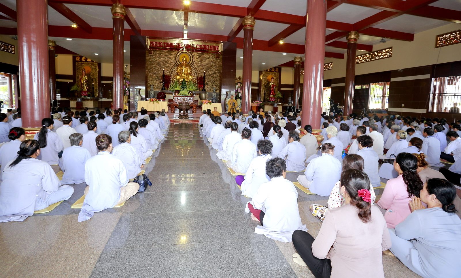 Vĩnh Long: Tổ chức khóa tu thiền tại chùa Phật Ngọc Xá Lợi