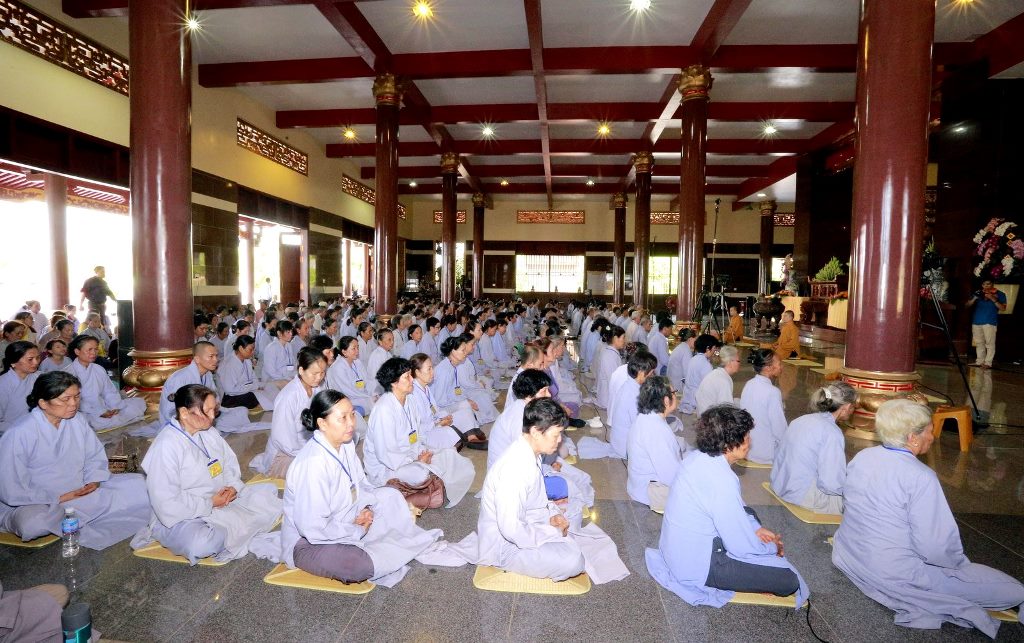 Vĩnh Long: Tổ chức khóa tu thiền tại chùa Phật Ngọc Xá Lợi