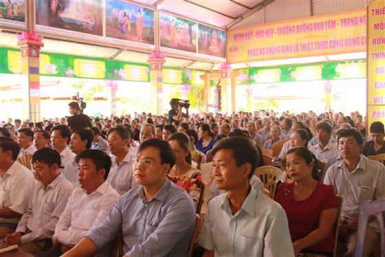 Lễ đặt đá - Phạt mộc xây dựng chùa Mèo - Lang Chánh