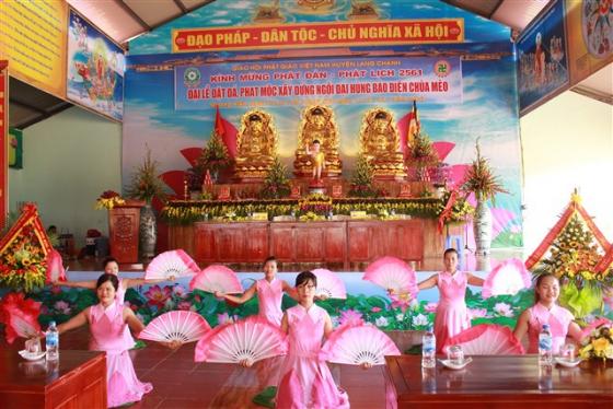 Lễ đặt đá - Phạt mộc xây dựng chùa Mèo - Lang Chánh