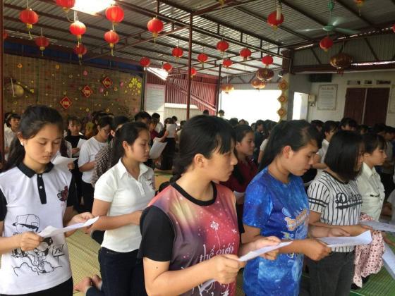 Lễ cầu nguyện mùa thi 2017 tại chùa Lễ Động