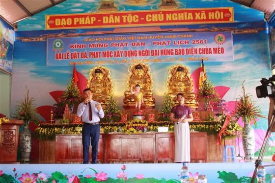 Lễ đặt đá - Phạt mộc xây dựng chùa Mèo - Lang Chánh