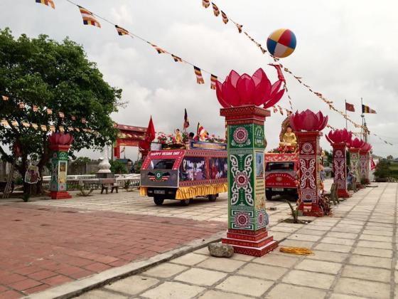 Tưng bừng đại lễ Phật đản Phật giáo huyện Nga Sơn