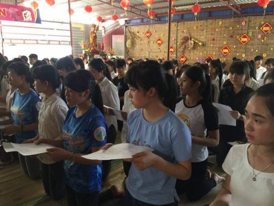 Lễ cầu nguyện mùa thi 2017 tại chùa Lễ Động
