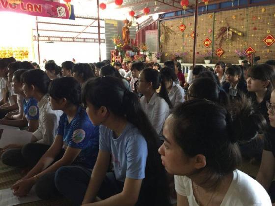 Lễ cầu nguyện mùa thi 2017 tại chùa Lễ Động
