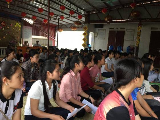 Lễ cầu nguyện mùa thi 2017 tại chùa Lễ Động