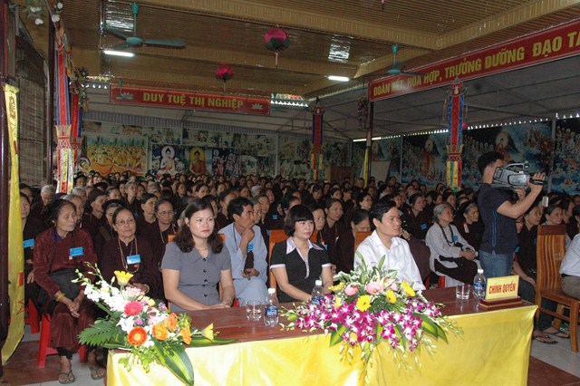 Chương trình Hội thảo Hoằng pháp của BTS GHPGVN huyện Lâm Thao, tỉnh Phú Thọ.
