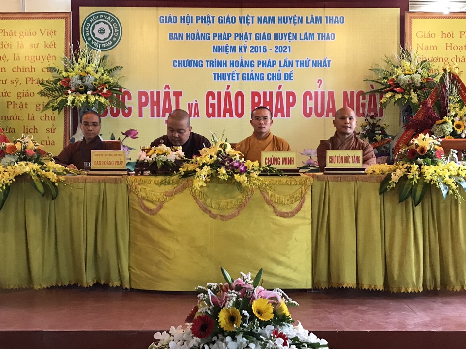 Chương trình Hội thảo Hoằng pháp của BTS GHPGVN huyện Lâm Thao, tỉnh Phú Thọ.