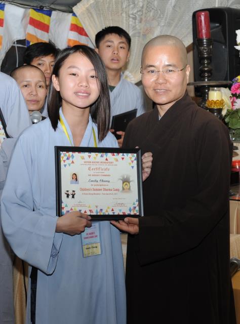 Khóa tu Phật pháp trẻ em hè 2017 tại Tu viện Huyền Không, San Jose