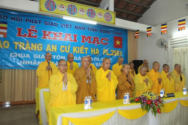 Đồng Tháp: Điểm hạ thứ 06 tại Đồng Tháp khai giảng