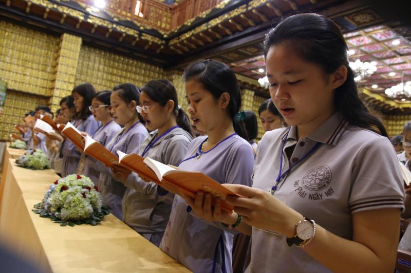 Chùa Giác Ngộ: Khóa tu &quot;Tuổi Trẻ Hướng Phật&quot; lần thứ 11