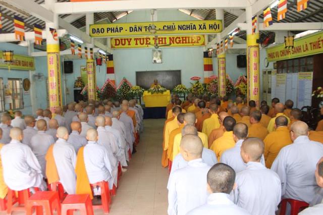 Đồng Tháp: HT. Thích Giác Liêm thuyết giảng đạo tràng an cư kiết hạ