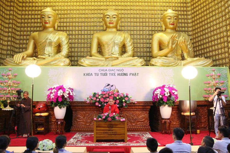Chùa Giác Ngộ: Khóa tu &quot;Tuổi Trẻ Hướng Phật&quot; lần thứ 11