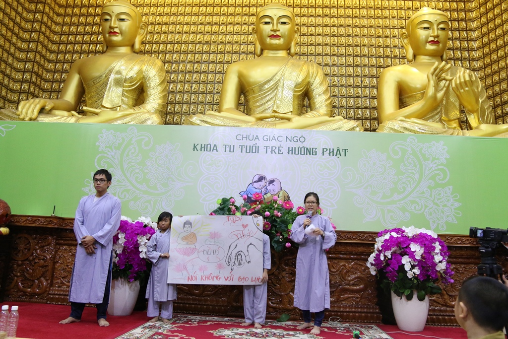 Chùa Giác Ngộ: Khóa tu ‘’Tuổi Trẻ Hướng Phật’’ lần thứ 13