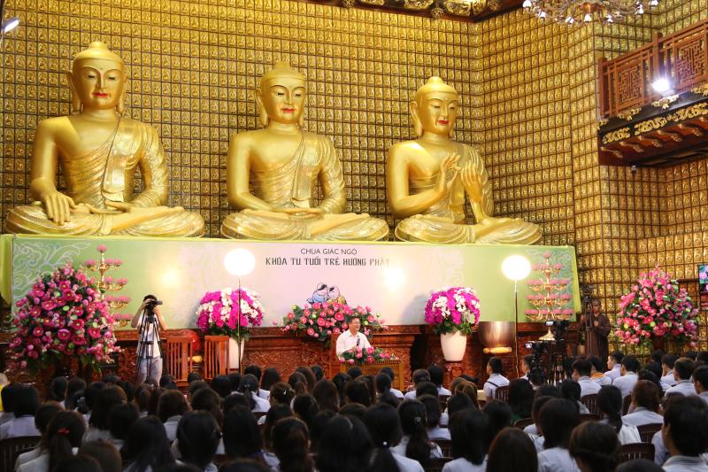 Chùa Giác Ngộ: Khóa tu &quot;Tuổi Trẻ Hướng Phật&quot; lần thứ 11