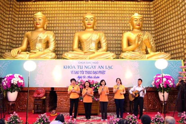 Chùa Giác Ngộ: Khóa tu Ngày An Lạc lần thứ 17