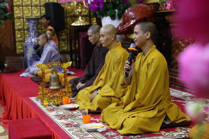 Ngày tu tập thứ hai tại khóa tu xuất gia gieo duyên chùa Giác Ngộ