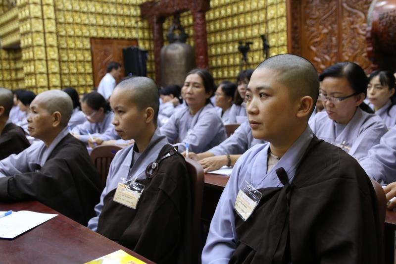 Ngày tu tập thứ hai tại khóa tu xuất gia gieo duyên chùa Giác Ngộ