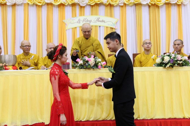 Chùa Giác Ngộ: Lễ hằng thuận của Phật tử Minh Định và Thiên Kim