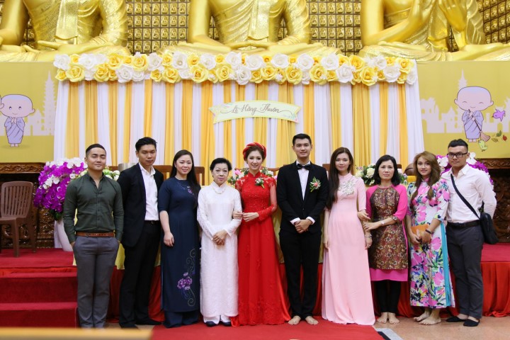 Chùa Giác Ngộ: Lễ hằng thuận của Phật tử Minh Định và Thiên Kim
