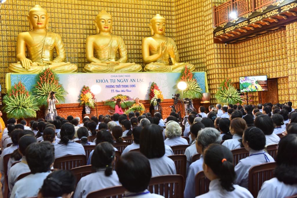 Chùa Giác Ngộ: Khóa tu ngày an lạc lần thứ 15