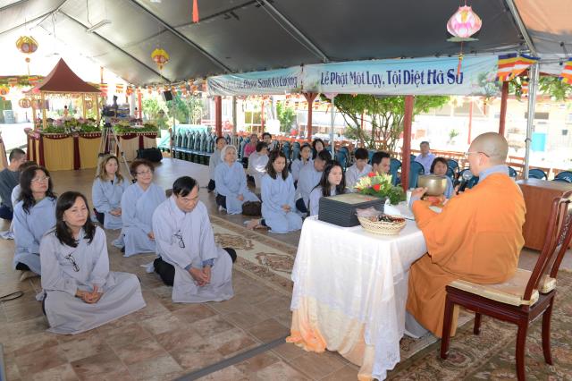 Đại lễ Phật đản PL. 2561 tại tu viện Huyền Không San Jose,Hoa Kỳ
