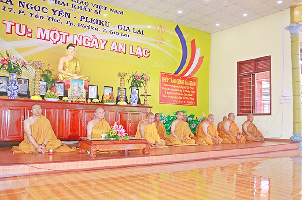 Gia Lai: Khóa tu một ngày an lạc