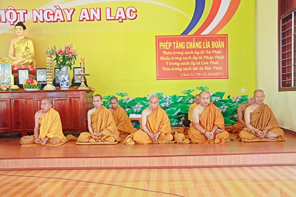 Gia Lai: Khóa tu một ngày an lạc