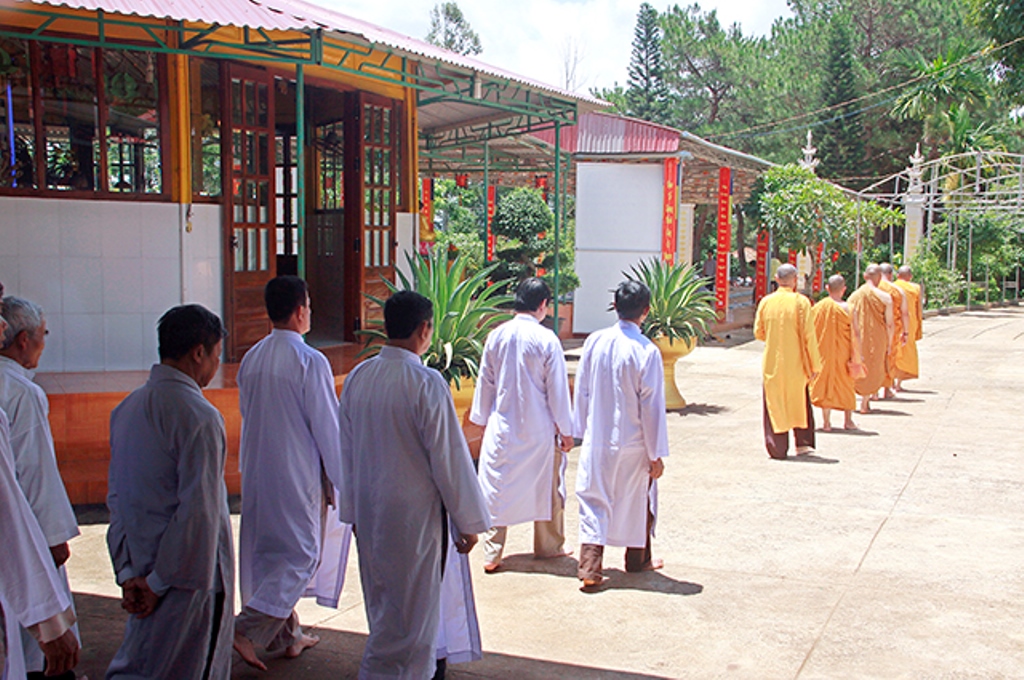Gia Lai: Khóa tu một ngày an lạc