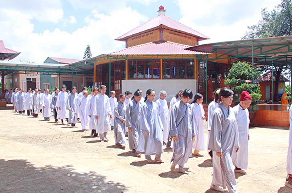 Gia Lai: Khóa tu một ngày an lạc