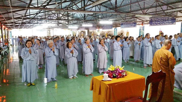 Khóa tu niệm Phật kỳ III chùa Linh Sơn Pháp Ấn