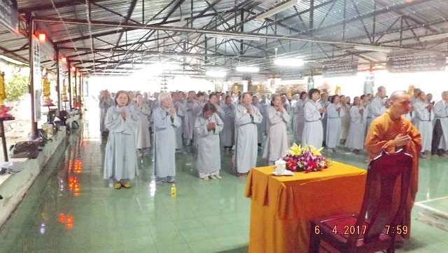 Khóa tu niệm Phật kỳ III chùa Linh Sơn Pháp Ấn
